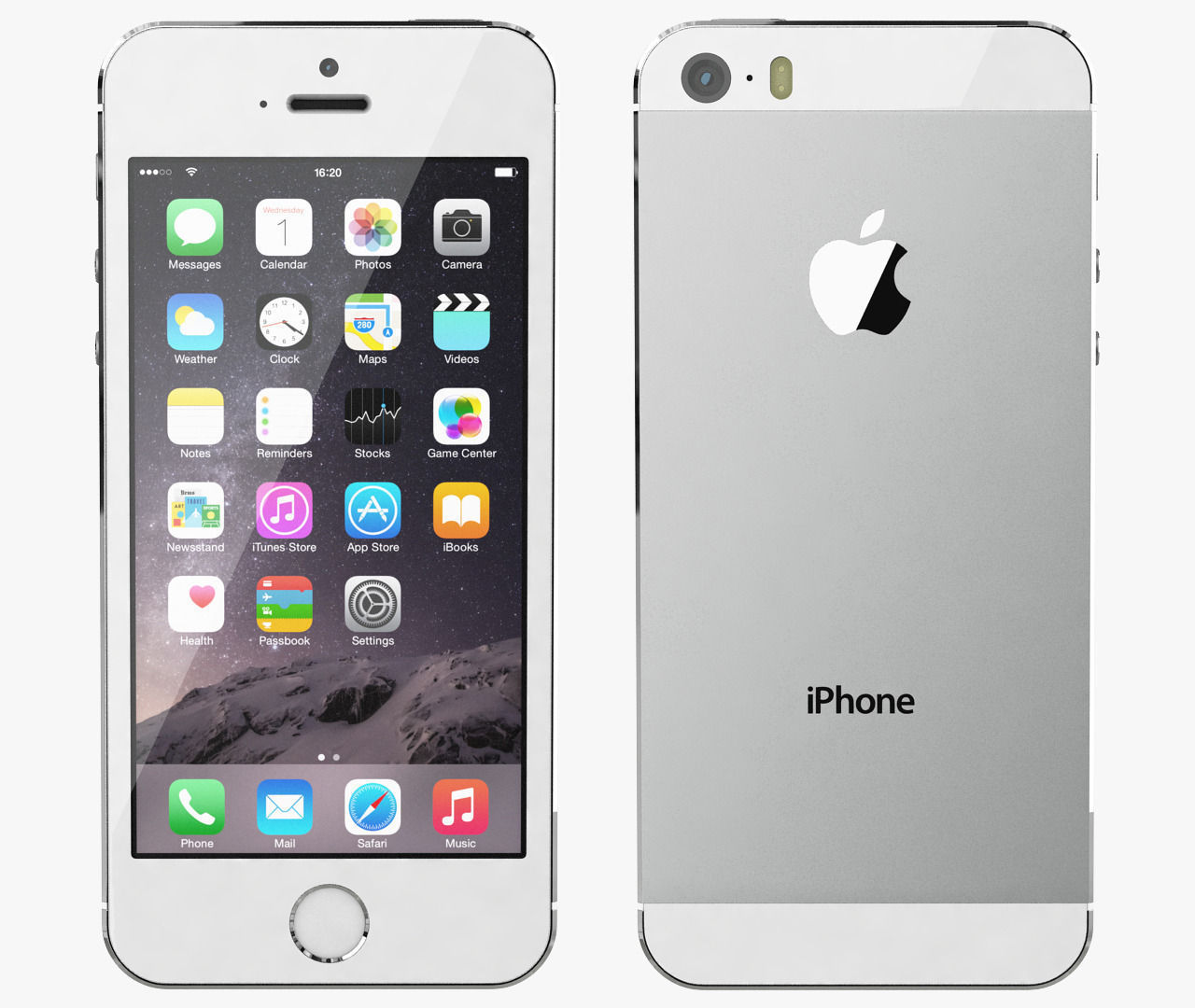 Apple Iphone 5S 32GB Silver (Skatloga modelis)